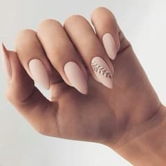 Picture of shaped nails